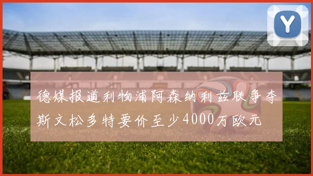 德媒报道利物浦阿森纳利兹联争夺斯文松多特要价至少4000万欧元